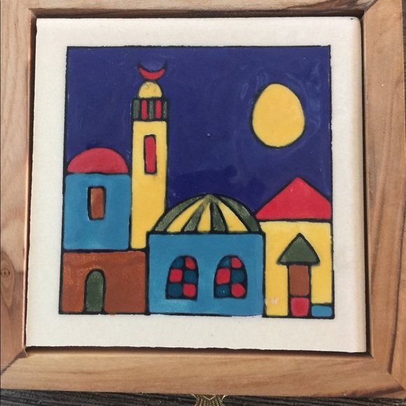 SANDROUNDI CERAMIC TILE TRINKET BOX - Picture 2 of 8